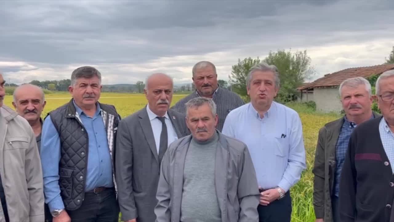 Murat Çan, Çeltik Üreticisini Ziyaret Etti: "Hükümet Hala Çeltik Fiyatını Açıklamadı"