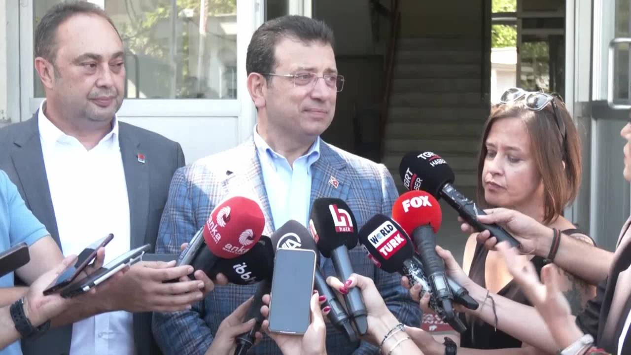 İmamoğlu: "Sayın Genel Başkanımızın Destek Vermesi Ve 'Adayımızdır' Demesi Sevindiricidir"