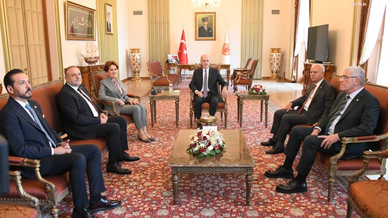 Meral Akşener, Tbmm Başkanı Numan Kurtulmuş’u Ziyaret Etti