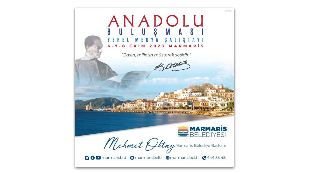 Anadolu Basını 3. Kez Marmaris’te Buluşuyor