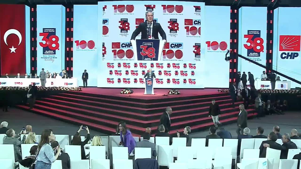 Chp 38. Olağan Kurultayı... Parti Meclisi Üyeleri Ve Milletvekilleri Kurultay’da Söz Aldı