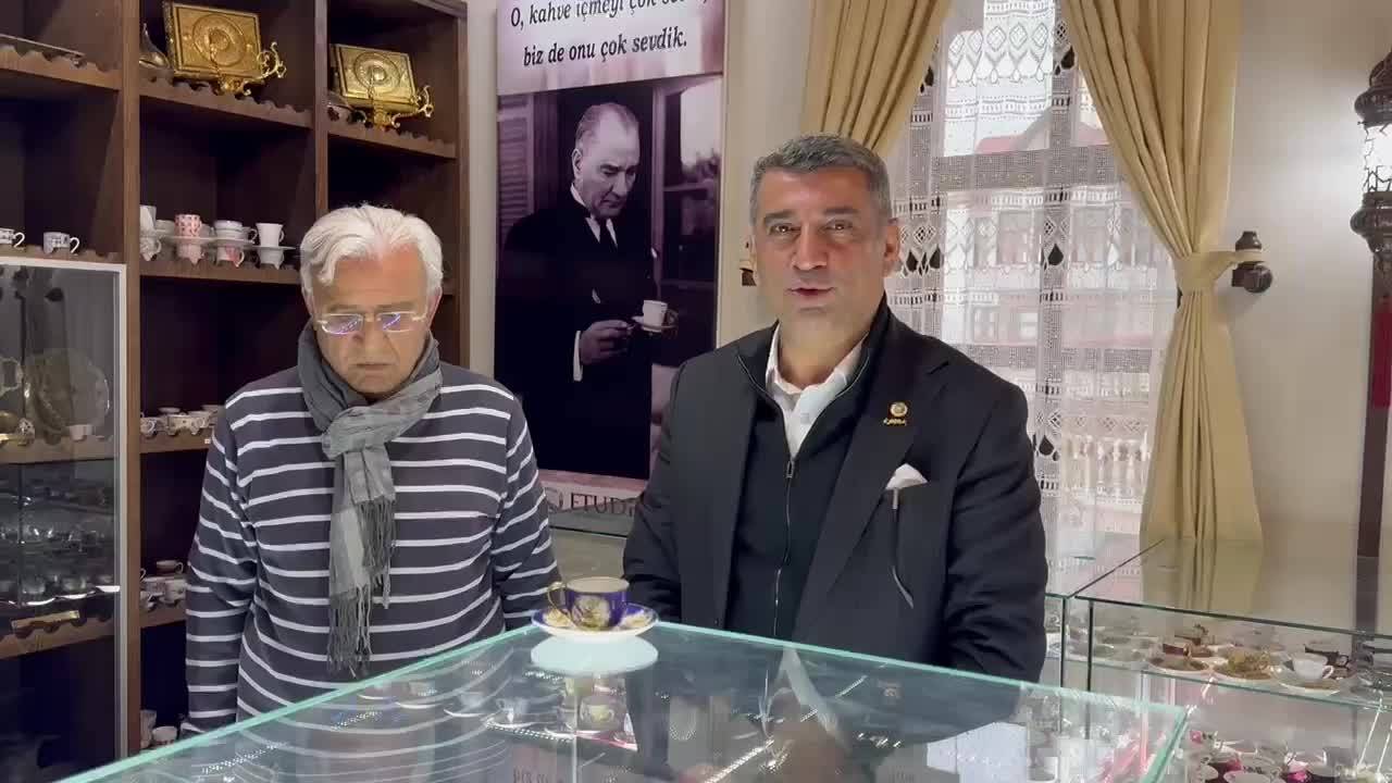 Gürsel Erol,  Atatürk'ün 86 Yıl Önce Elazığ'da Kahve İçtiği Fincanın Da Sergilendiği Müzeyi Ziyaret Etti