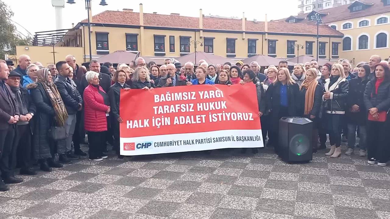 Chp Samsun İl Başkanı Özdağ: "Cumhuriyetimizin 100. Yılında Hukukun Üstünlüğü Ayaklar Altına Alınmıştır"