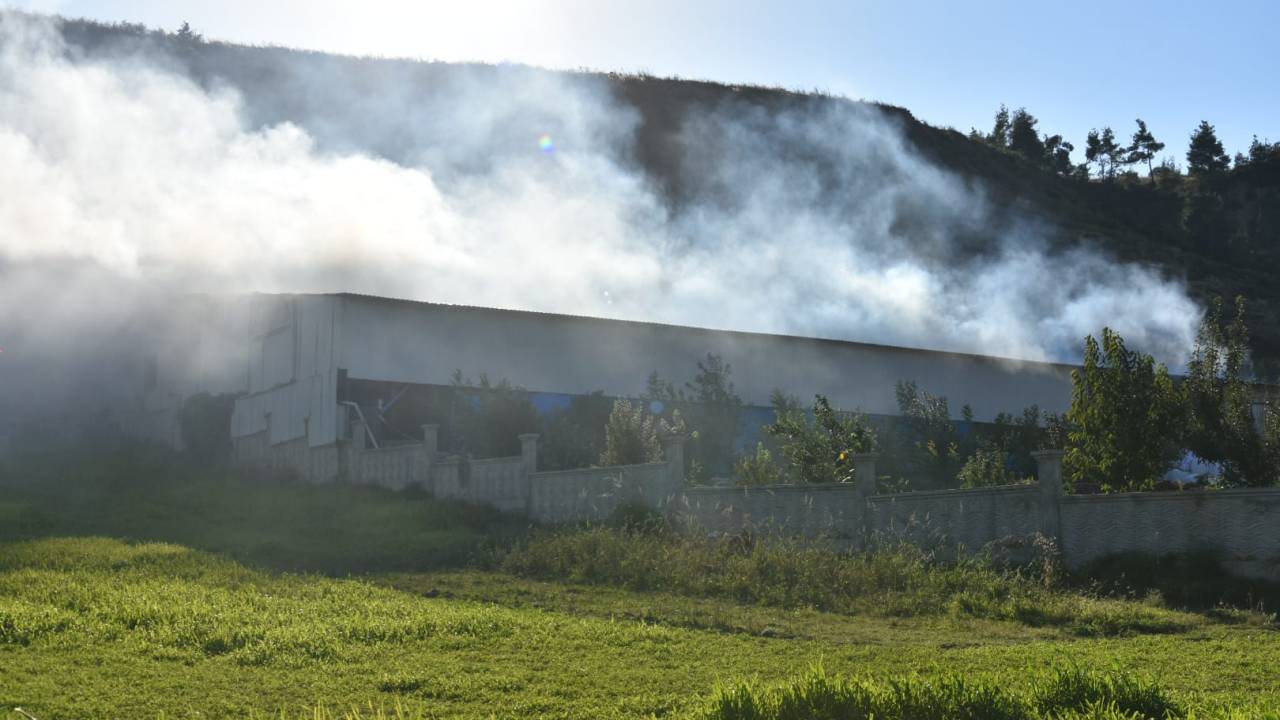 Bursa'da, Hayvan Çiftliğinde Çıkan Yangında Çok Sayıda Küçükbaş Öldü