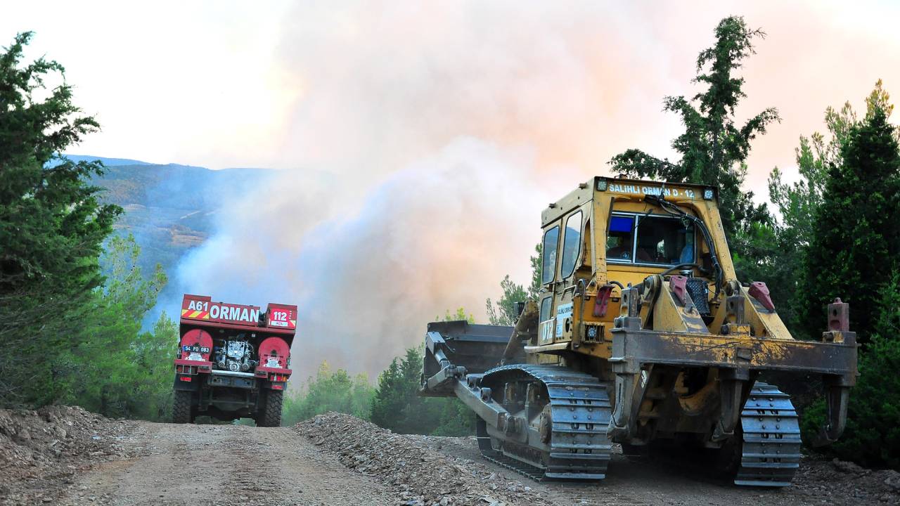 Manisa’da Orman Yangını (2)