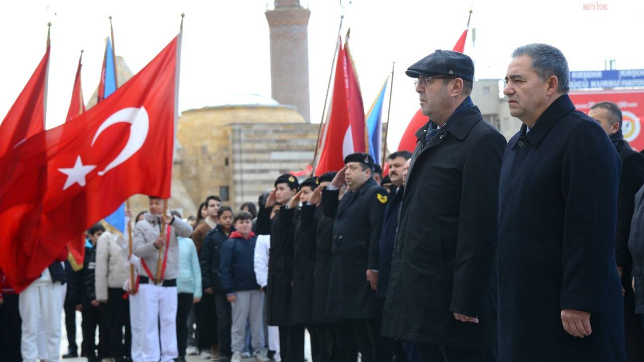 Belediye Başkanı Ekicioğlu, Atatürk'ün Kırşehir'e Gelişinin 104. Yıl Dönümü Programına Katıldı