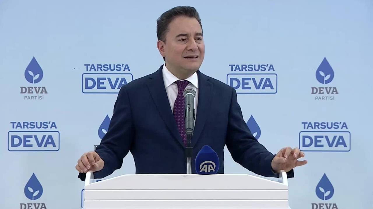 Ali Babacan: "Bu Seçimler, Hükümete Bir Sarı Kart Gösterme Fırsatı"