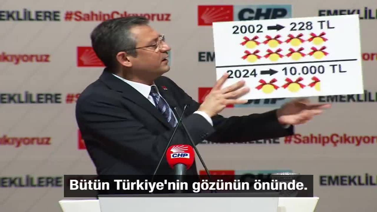 Özgür Özel: “31 Mart Hesap Günü Olacak. Emekliler Yaşadıkları Yoksullaşmanın Hesabını Soracak”