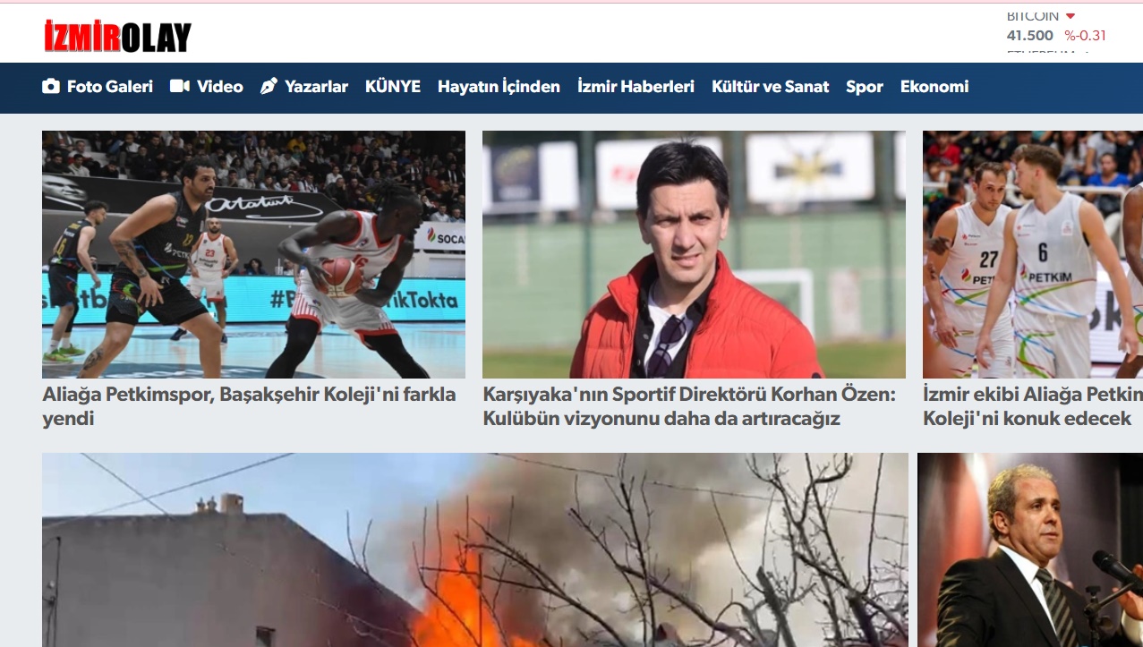 İzmir Haberleri artık İzmir Olay tarafından 365 gün boyunca yayımlanıyor