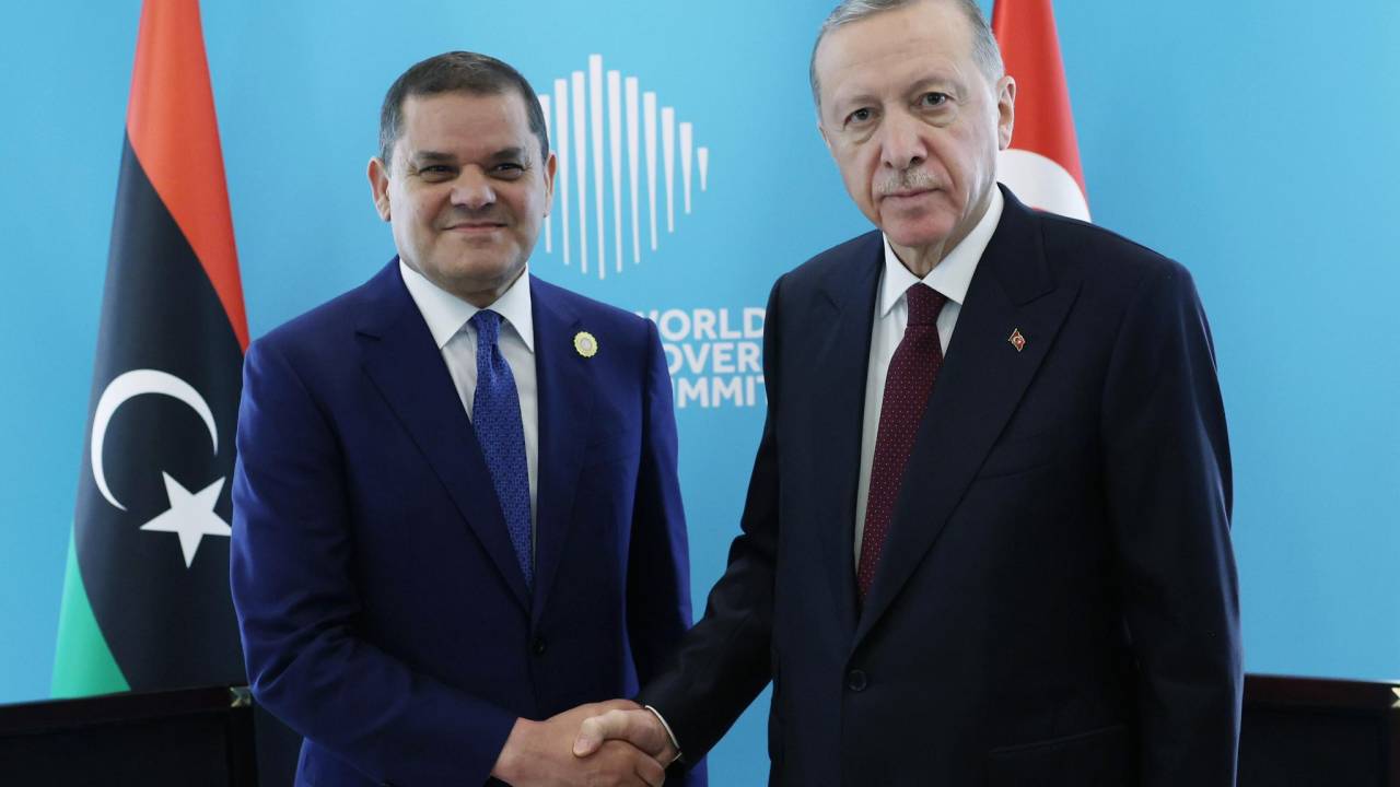 Erdoğan, Libya Ulusal Birlik Hükümeti Başbakanı Dibeybe İle Görüştü