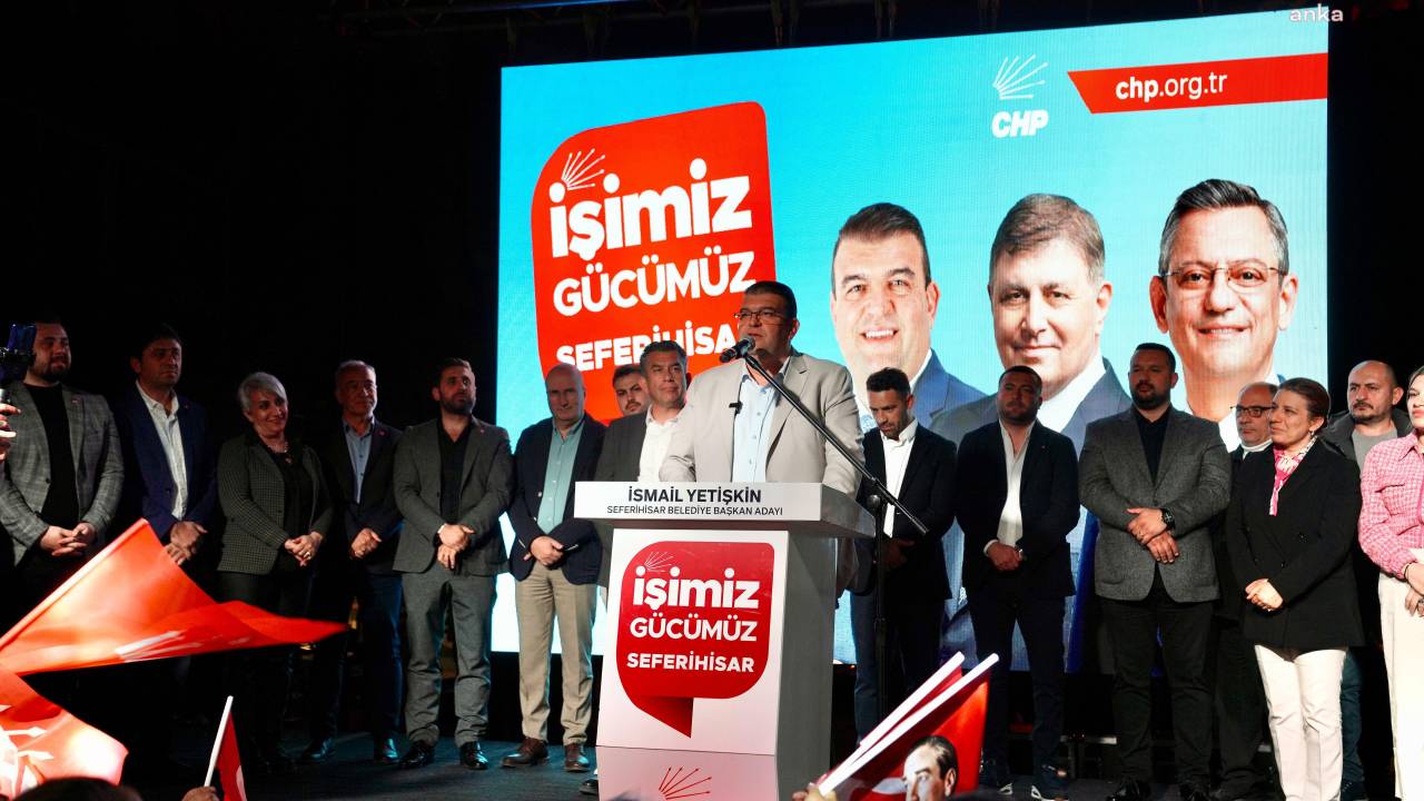 Chp Seferihisar Belediye Başkan Adayı İsmail Yetişkin'in Ürkmez’deki Seçim Ofisine Coşkulu Açılış