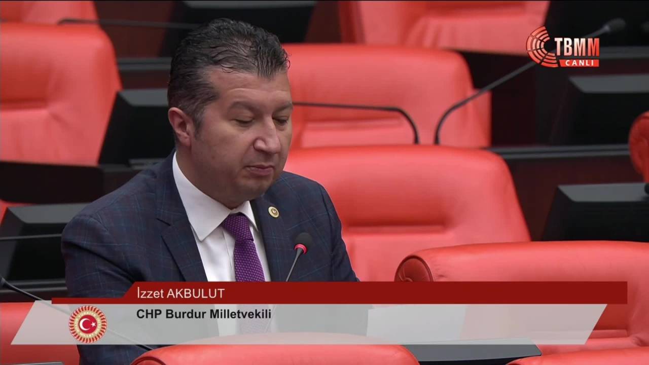 İzzet Akbulut, Tbmm Genel Kurulu'nda Mali Müşavirlerin Sorunlarını Gündeme Getirdi