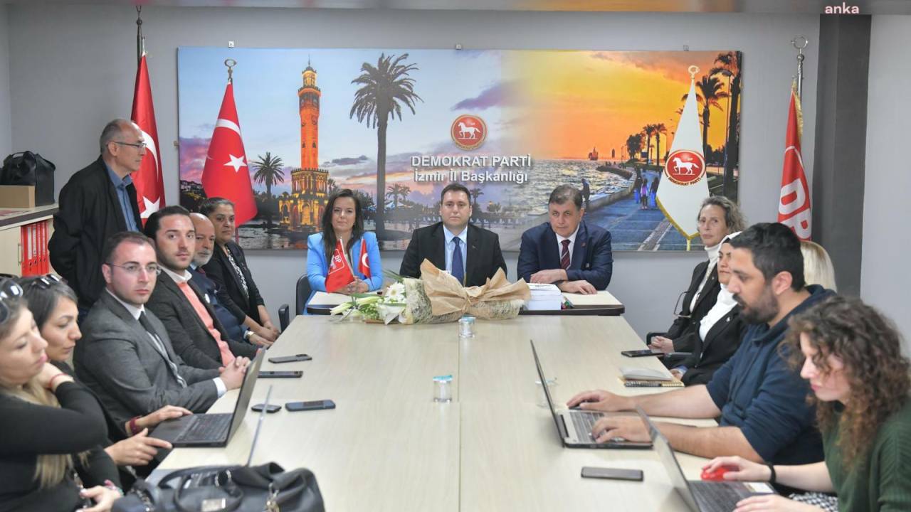 Başkan Tugay’dan Demokrat Partili Rakibine Nezaket Ziyareti