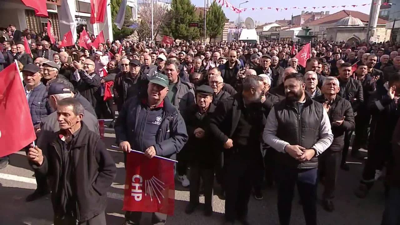 Özgür Özel, Babaeski’de: Kısa Çöp Uzun Çöpten, Emekli Uzun Adamdan Hakkını Alacak