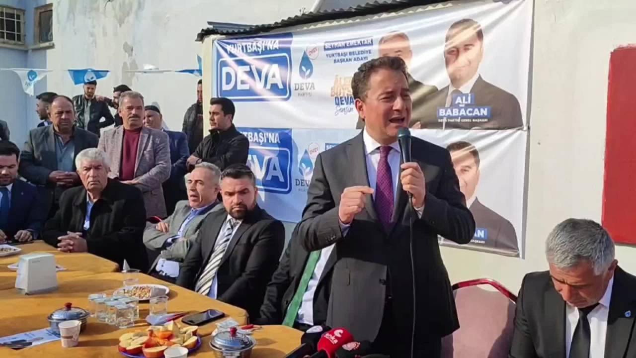 Ali Babacan: "Halkın Bildiğini, Gördüğünü, Yaşadığını Halktan Saklayamazsınız. Ne Açıklarsanız Açıklayın"