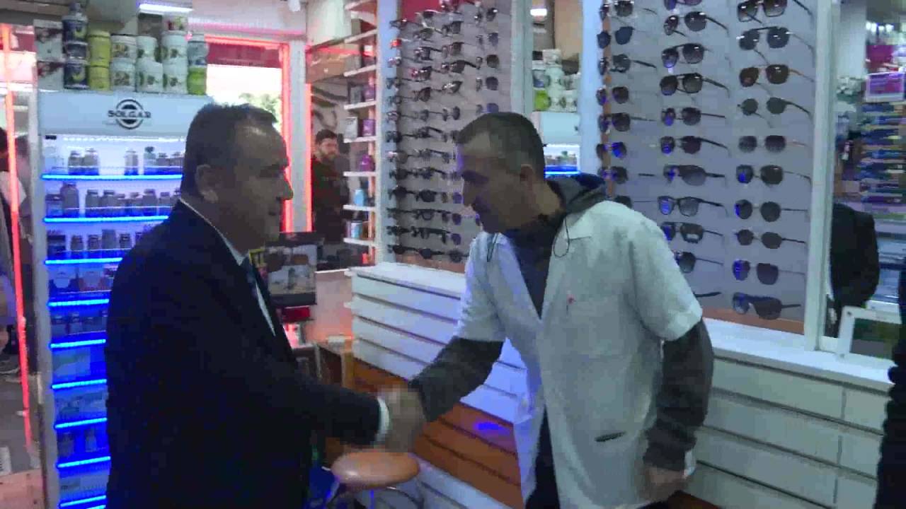 Muhittin Böcek, Atatürk Ve Işıklar Caddesi Esnafını Ziyaret Etti