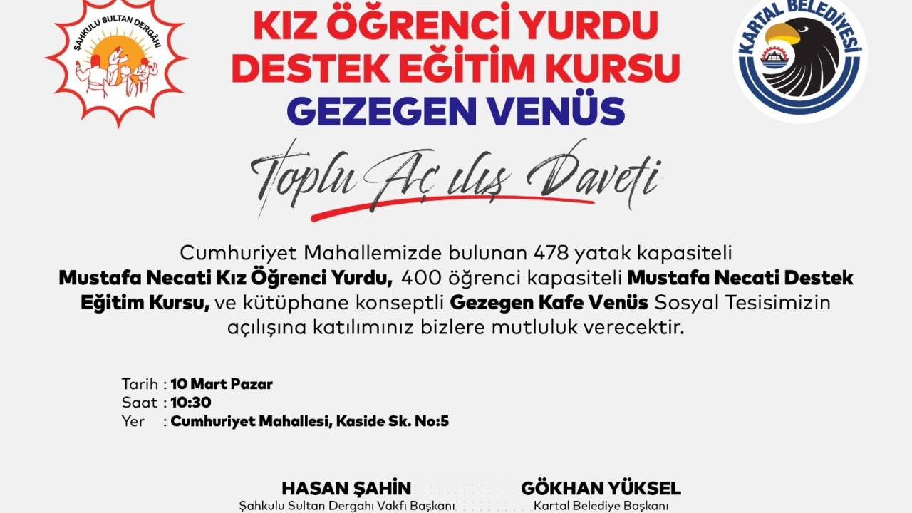 Kartal’da 3 Büyük Projenin Toplu Açılışı, Chp Genel Başkanı Özgür Özel’in Katılımıyla Yapılacak