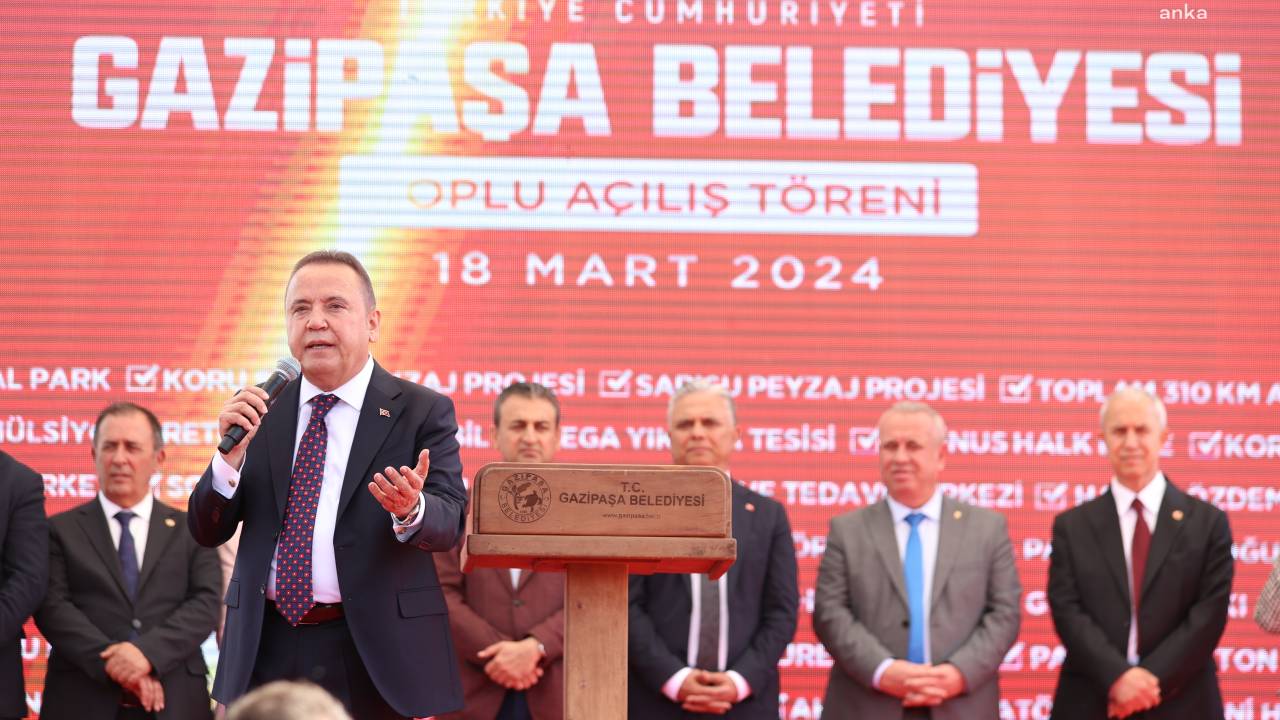 Antalya Büyükşehir Belediye Başkanı Böcek: “5 Yılda Gazipaşa’ya 925 Milyon Liralık Yatırım Yaptık”