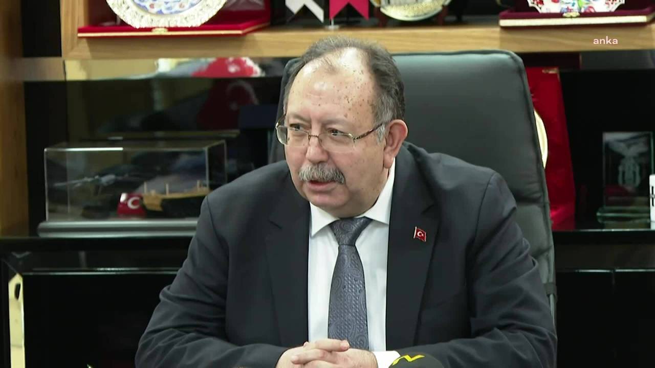 Ysk Başkanı Ahmet Yener'den "Hatay" Ve "Ordu" Açıklaması: "Bugün Muhtemelen Görüşülür"