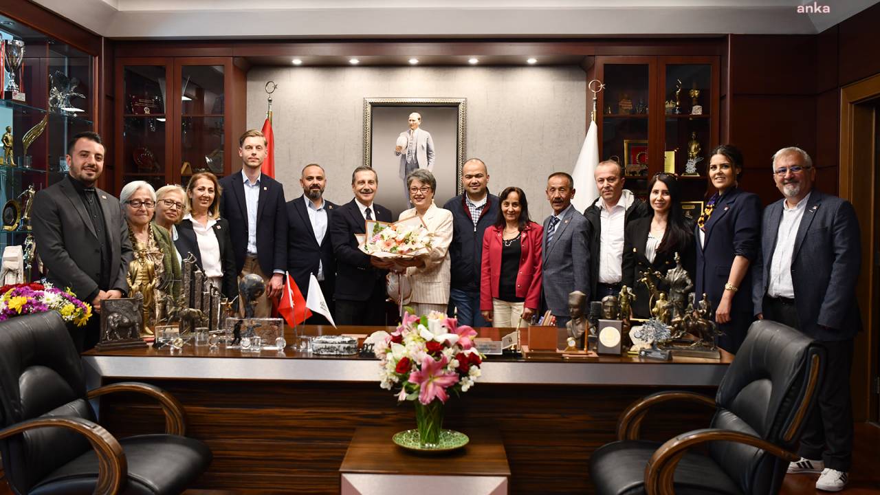 Chp İlçe Başkanlarından Tepebaşı Belediye Başkanı Ataç’a Ziyaret