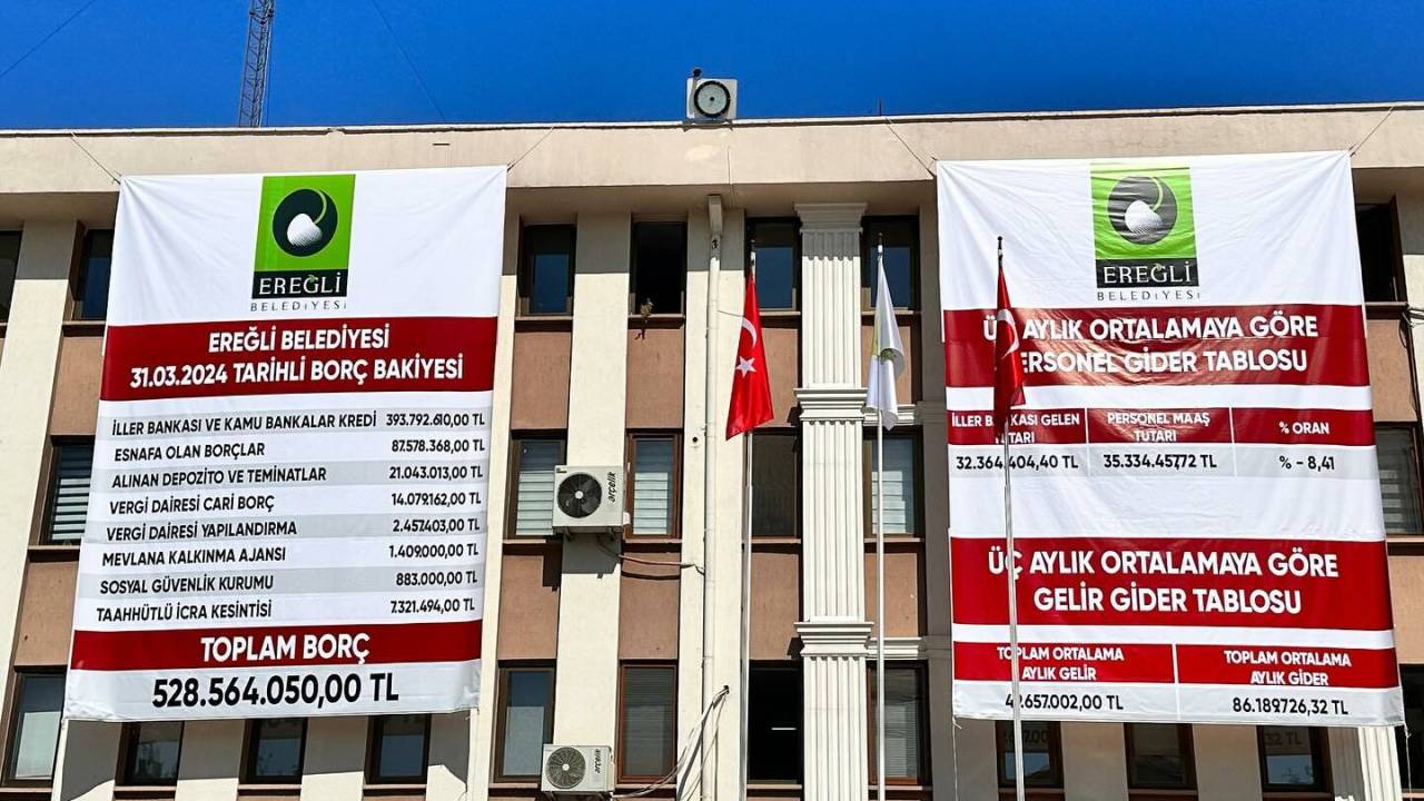 Konya'da Chp'nin Kazandığı Ereğli Belediyesi’nin  Borcu Açıklandı