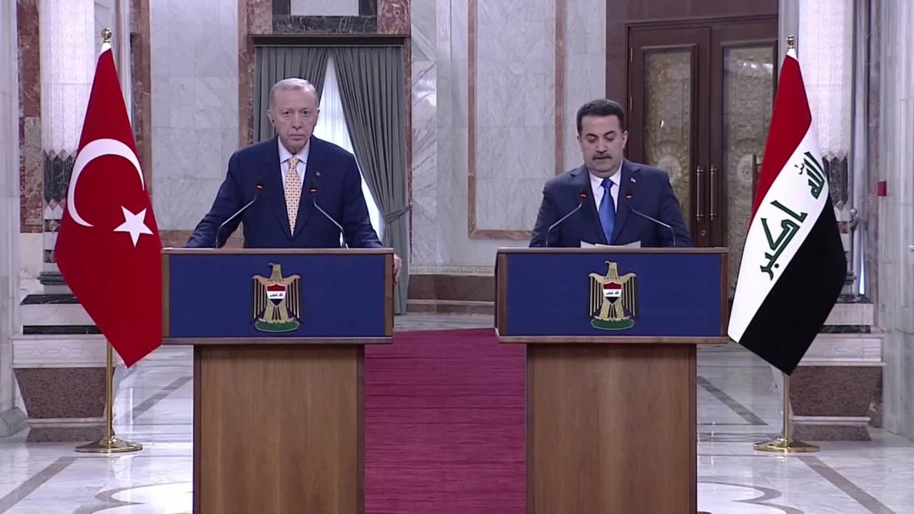 Erdoğan Bağdat'Ta: ''ırak'In Pkk İle Mücadelede İhtiyaç Duyacağı Tüm Desteği Sağlamaya Hazırız''