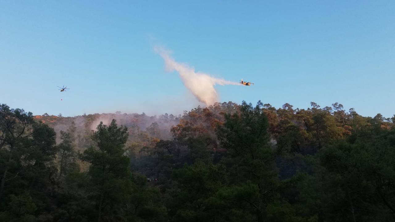 Marmaris'teki Yangının Çıkış Nedenini Özel Ekip Araştırıyor