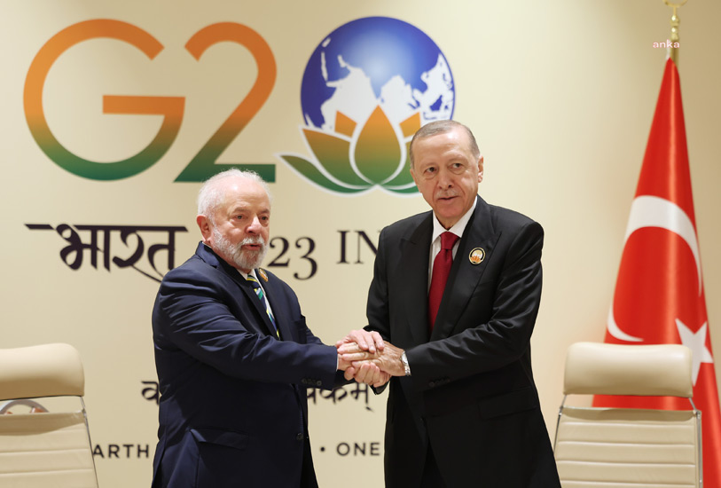 Cumhurbaşkanı Erdoğan, Brezilya Devlet Başkanı Lula Da Silva İle Görüştü