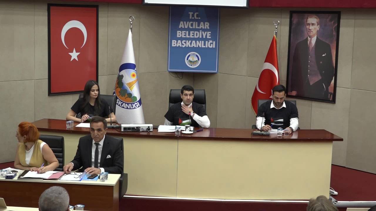 Avcılar Belediye Meclisi’nden Filistin İçin Ortak Eylem