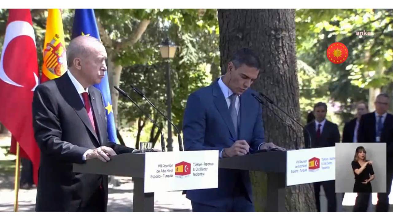 Erdoğan, İspanya Başbakanı Sanchez İle Bir Araya Geldi