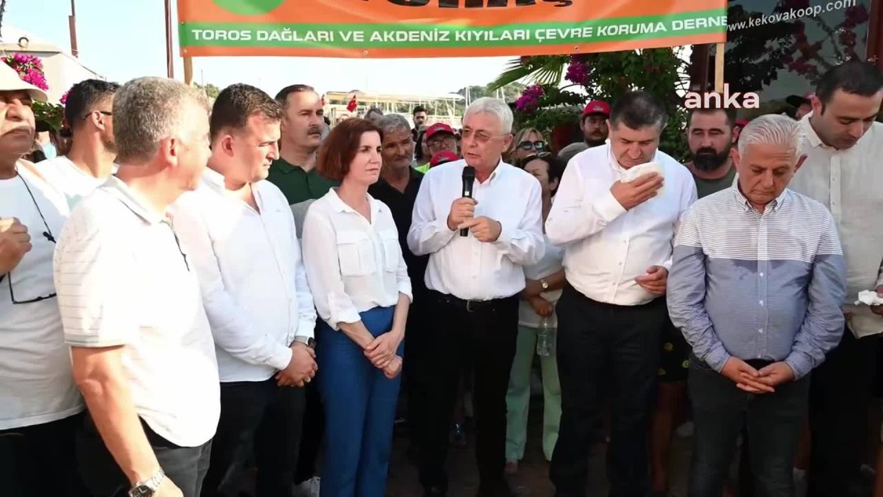 Kekova'da İskele İhalesine Protesto: "Buranın Ismarlama Şekilde Peşkeş Çekilmesine Müsaade Etmeyeceğiz"