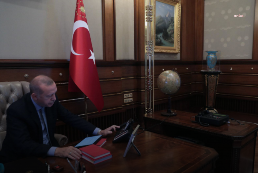 Cumhurbaşkanı Erdoğan, Slovenya Başbakanı Golob İle Telefonda Görüştü