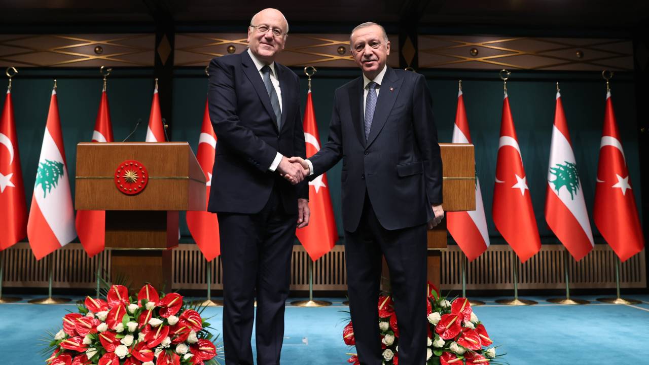 Cumhurbaşkanı Erdoğan,  Lübnan Başbakanı Mikati İle Telefonda Görüştü