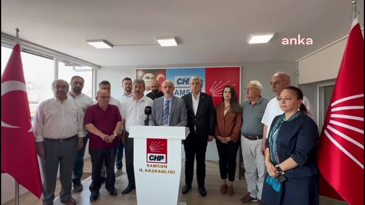 Chp Samsun İl Başkanı Mehmet Özdağ: "Türkiye'de Değişmeyen Tek Şey Var 17 Bin Lira Olan Asgari Ücret"