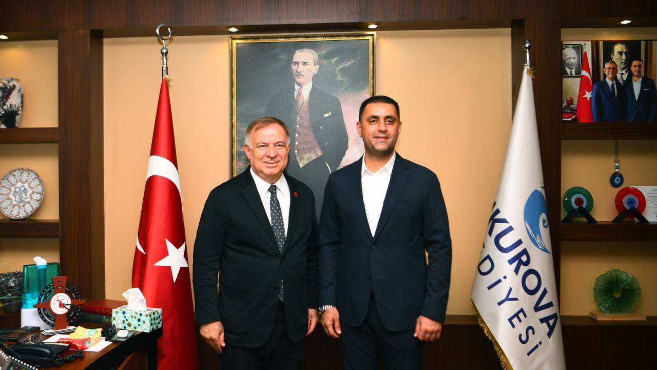 Chp Genel Başkan Yardımcısı Zeybek'ten Çukurova Belediye Başkanı Kozay'a Ziyaret