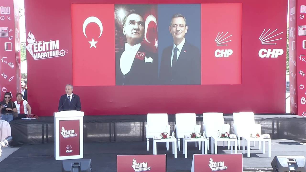 Chp'nin 24 Saatlik Eğitim Maratonu... Genel Başkan Yardımcısı Özçağdaş: "Eğitim, Türkiye'nin Temel Sorunu"