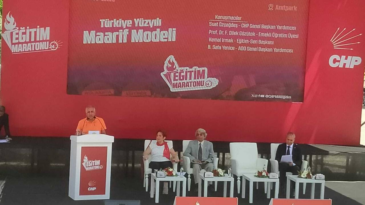 Chp’nin Eğitim Maratonu…suat Özçağdaş: ”eğitimde Hayalet Öğrenci Sorunu Başladı”