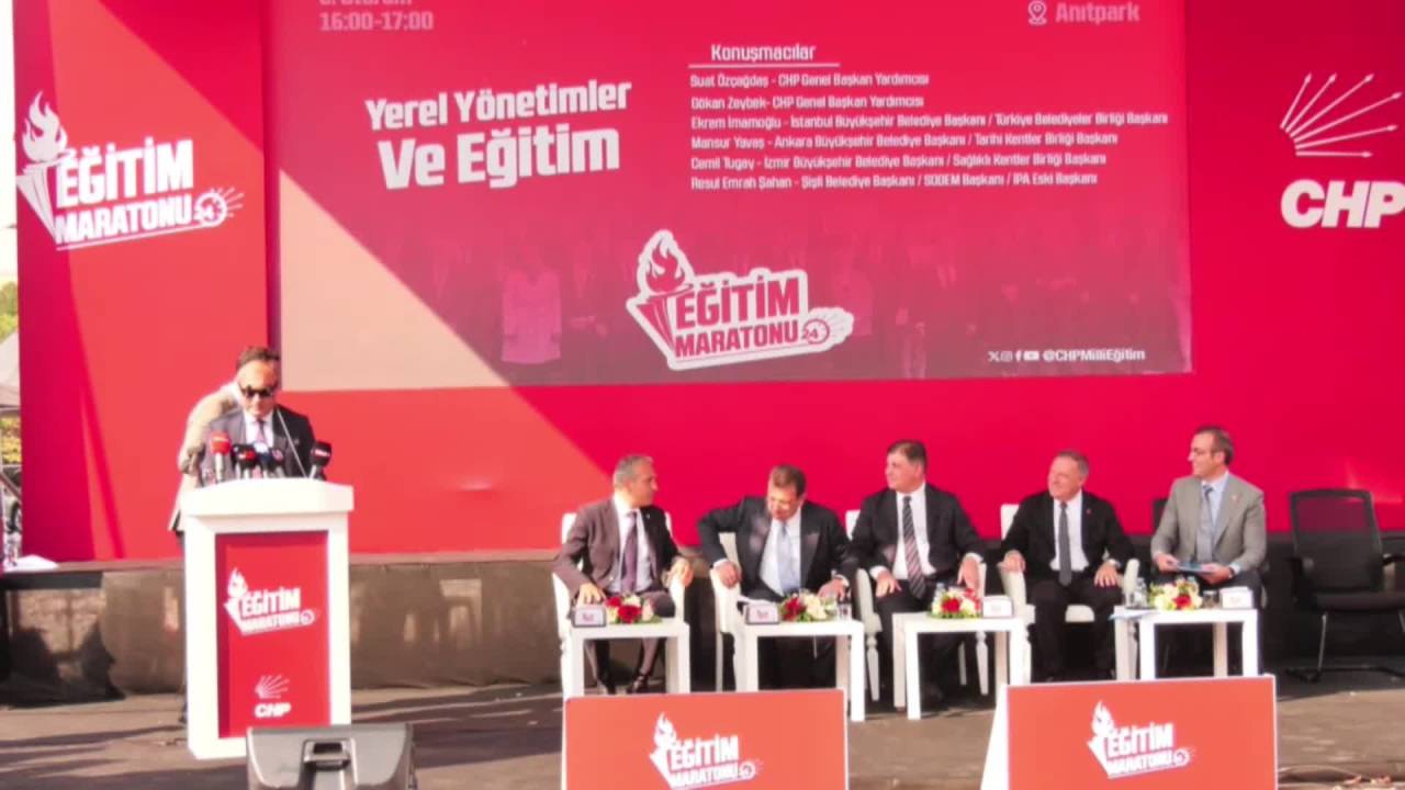 İmamoğlu, Eğitim Maratonu'nda Konuştu :"Yüz Bin Gence 15 Bin Tl Burs Vereceğiz"