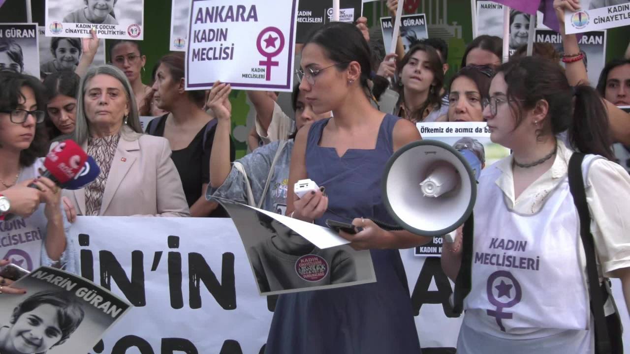 Ankara'da Narin İçin Eylem: "Narin'in Hesabını Soracağız"