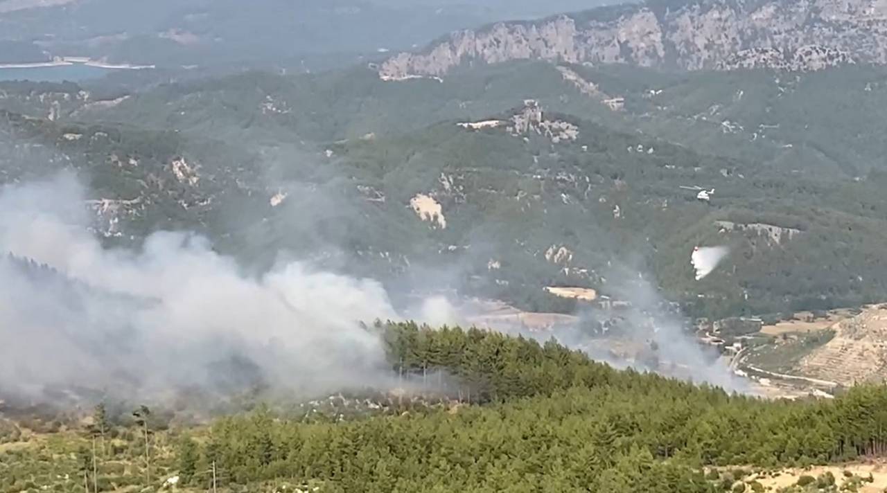 Burdur'da Orman Yangını (2)