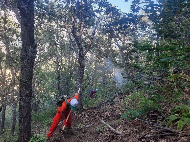 Orman Yangınına Giden İşçiler Ve Afad Personeli Sikorsky İle Taşındı