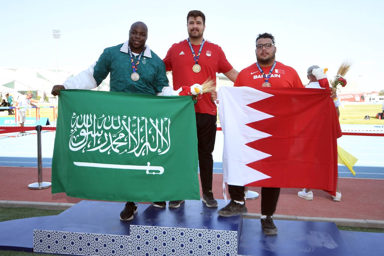 İslami Dayanışma Oyunları'nda Gülle Atmada Millilerden Altın Madalya