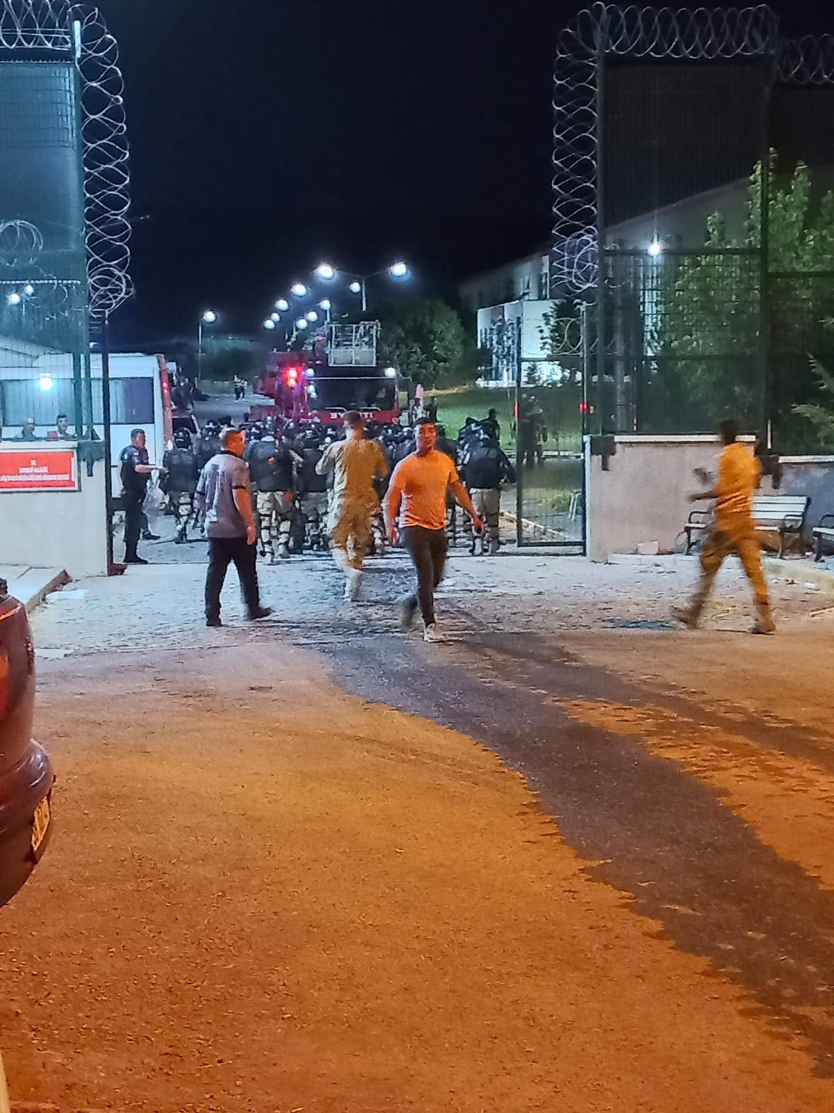 Kayseri'de Sığınmacılar Geri Gönderme Merkezi'nde Yangın Çıkardı