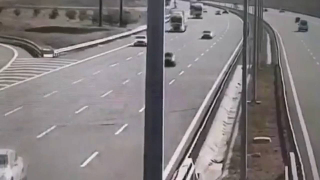 Silivri'de İbb Şoförü Levent Karahan'ın Öldüğü Feci Kaza Kamerada
